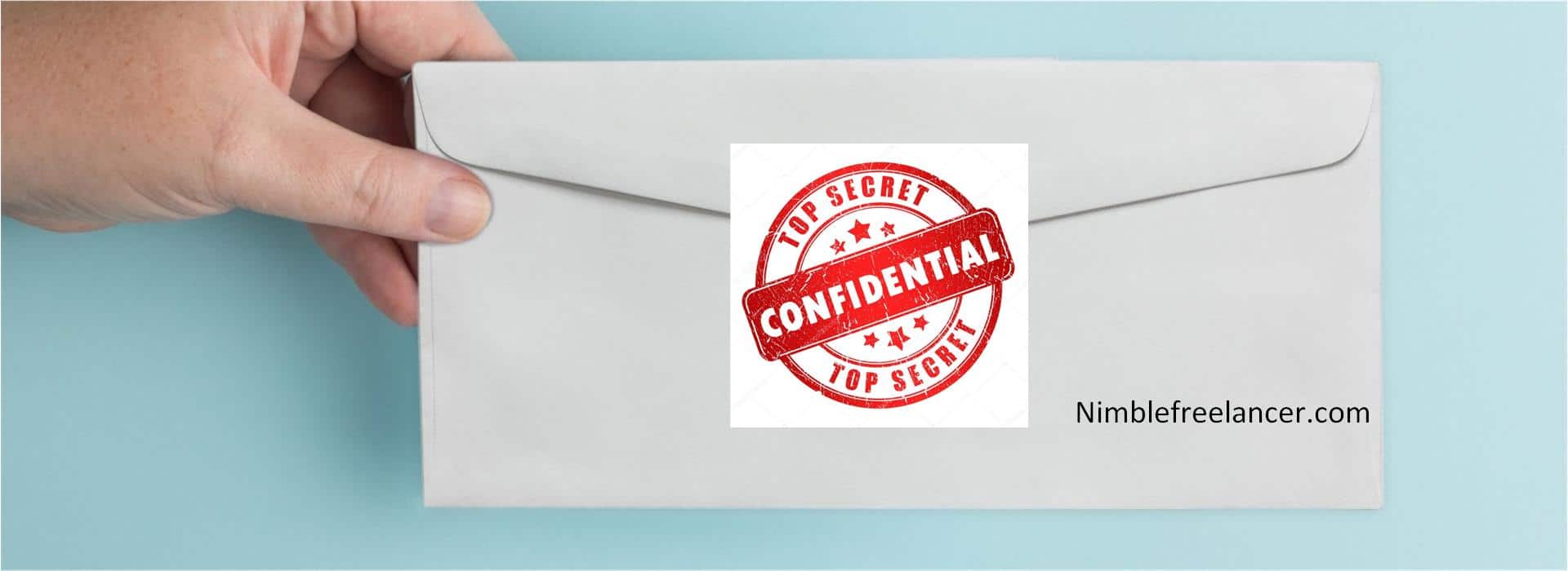 confidential letter