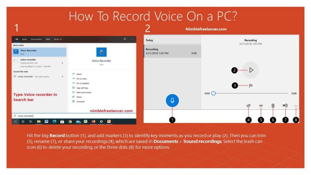 how to record your voice