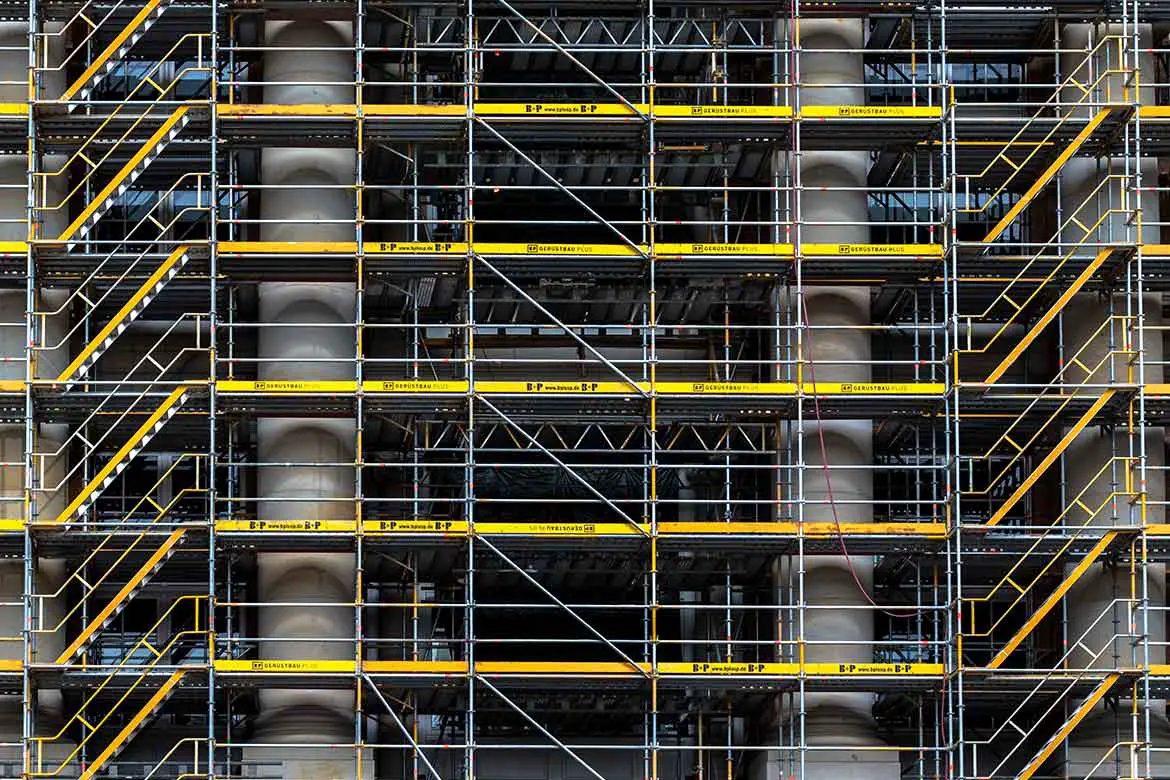 Scaffolding in construction
