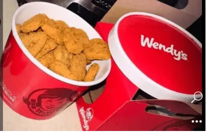 wendy's bucket of nuggets