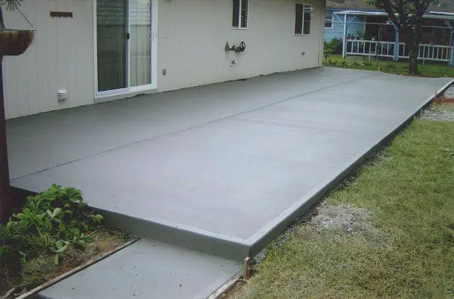 patio concrete
