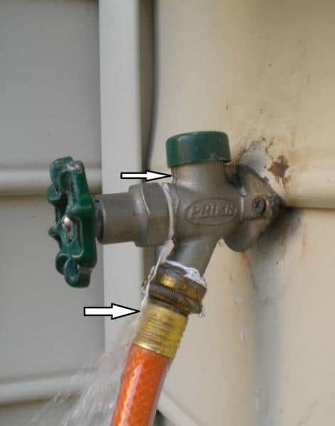 Leaky Outdoor Faucet