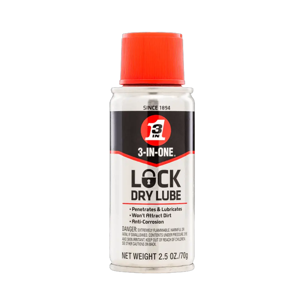 Lock-Dry-Lube lubricant for door