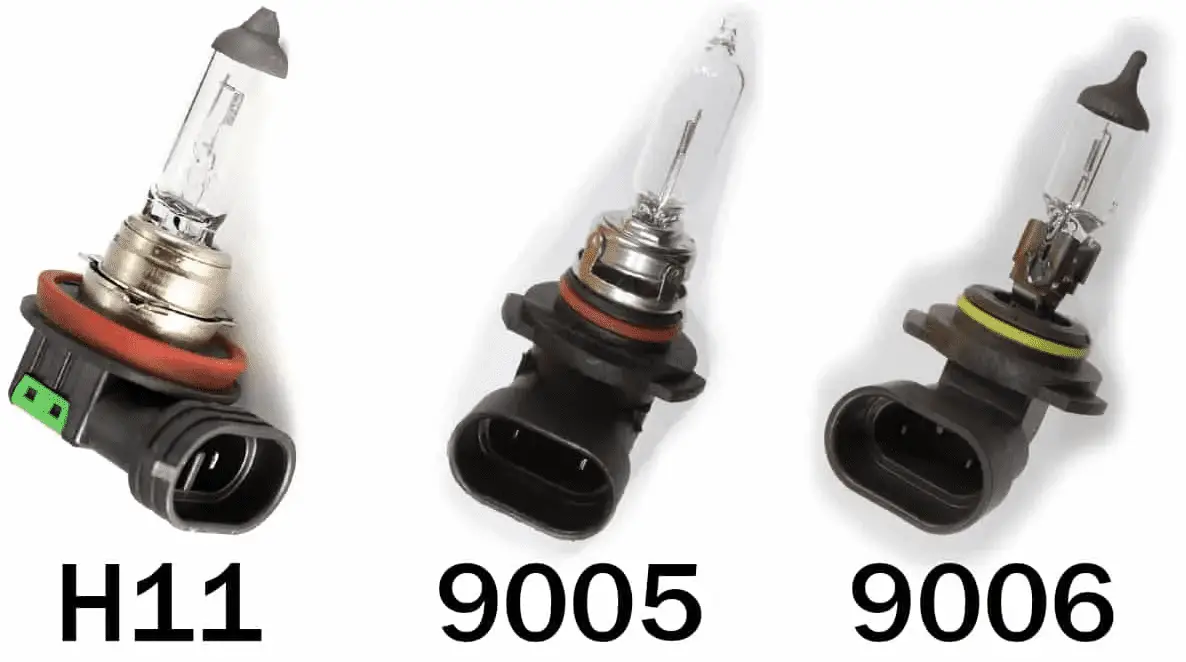 H11 vs. 995 vs. 9006 light bulbs