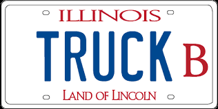 What does B mean on the Illinois license plate - Truck B