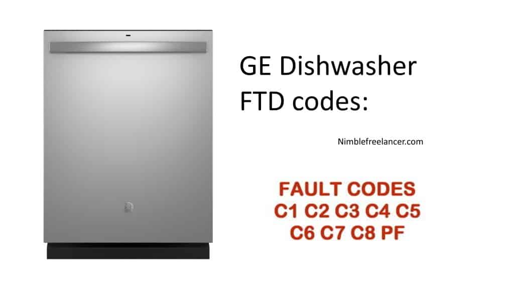  GE Dishwasher FTD code