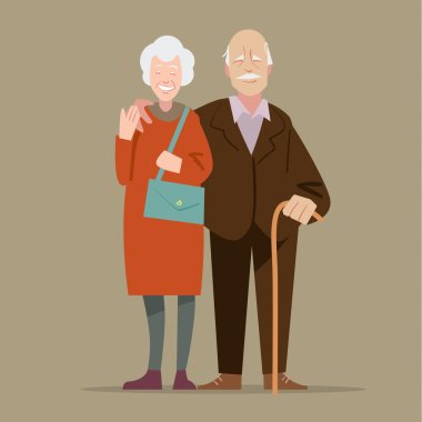 retirement granny and grandfather