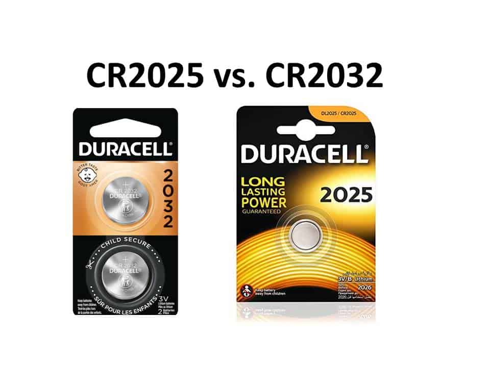 CR2025 vs CR2032