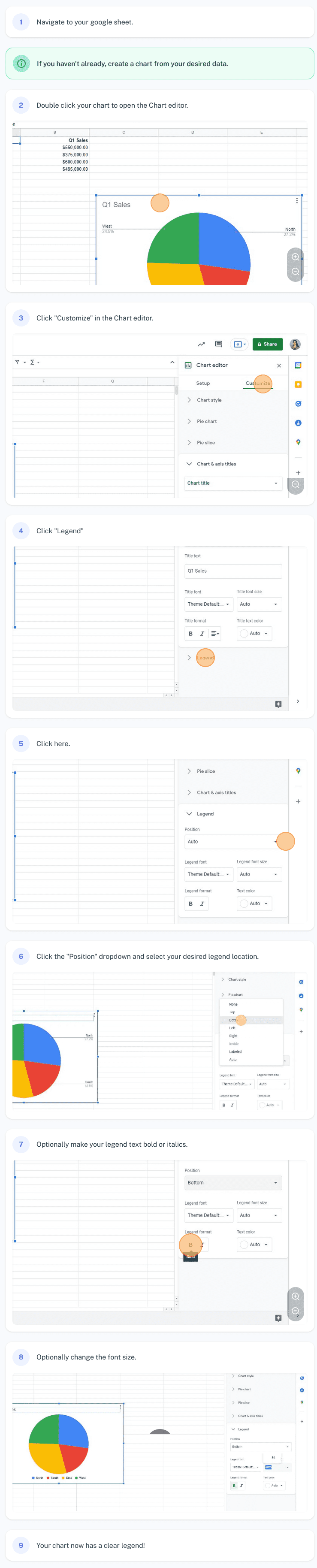 How To Add A Legend To Your Chart In Google Sheets 9 Steps