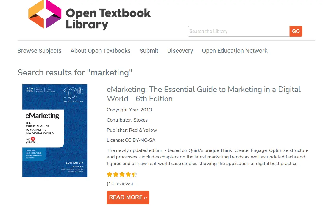 Open Textbook free online textbooks 