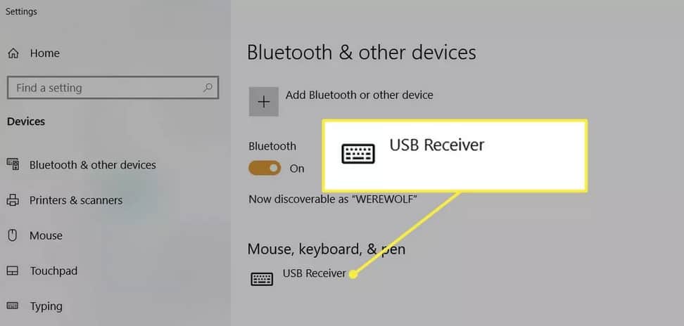 USB receiver choose
