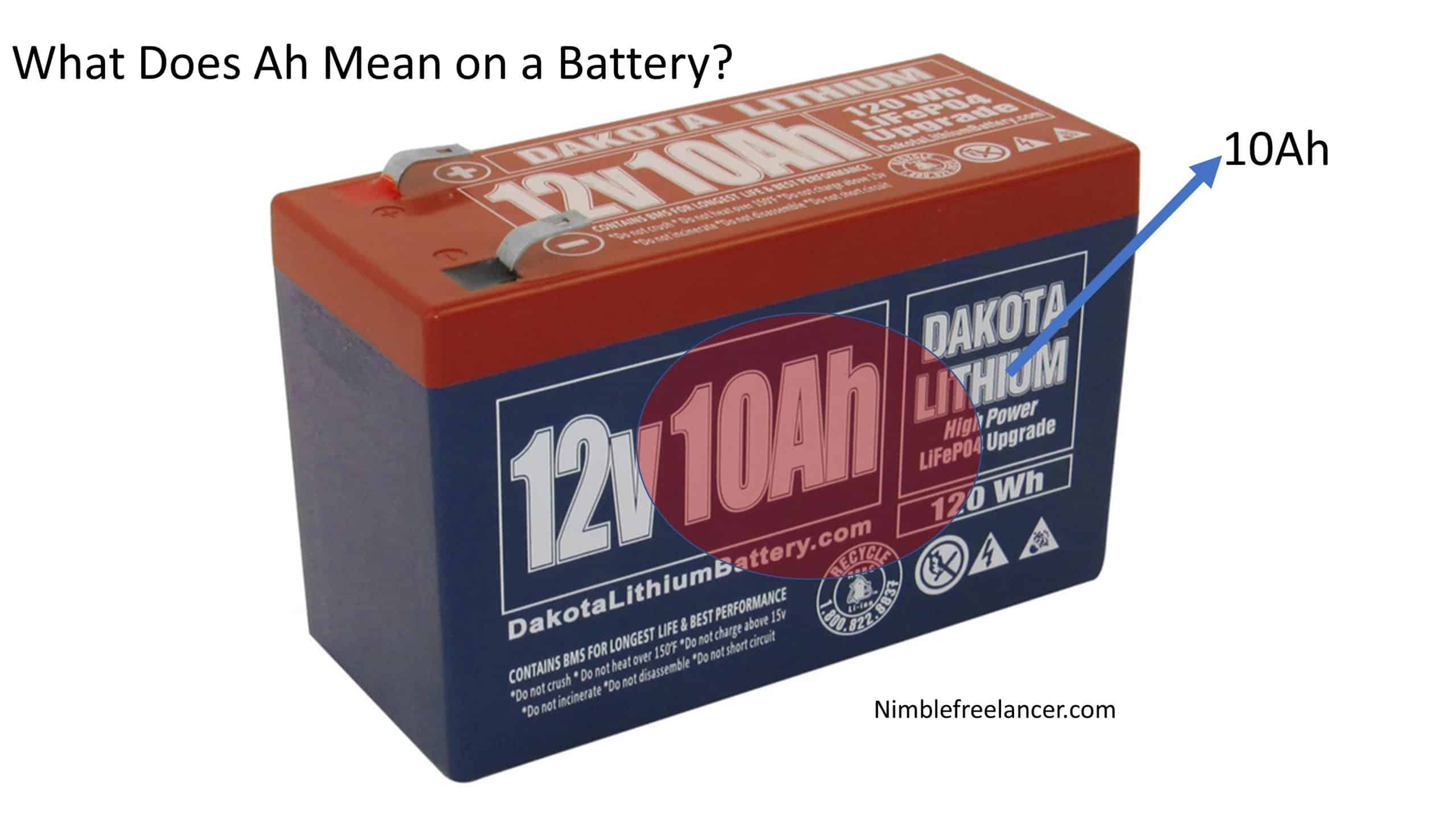 What Does Ah Mean on a Battery