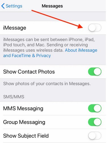 imessage on iPhone