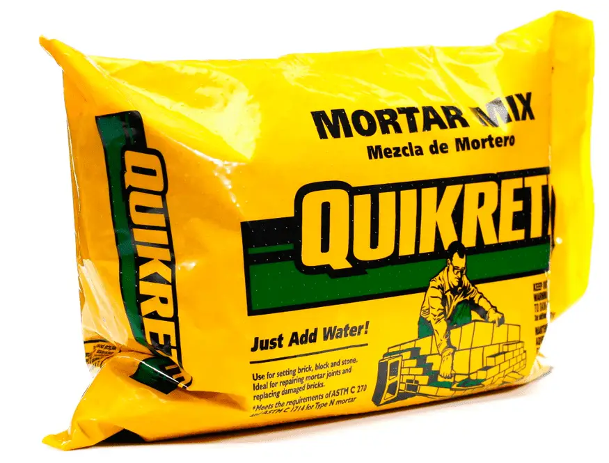 Quickrete Mortar Mix - concrete without gravel