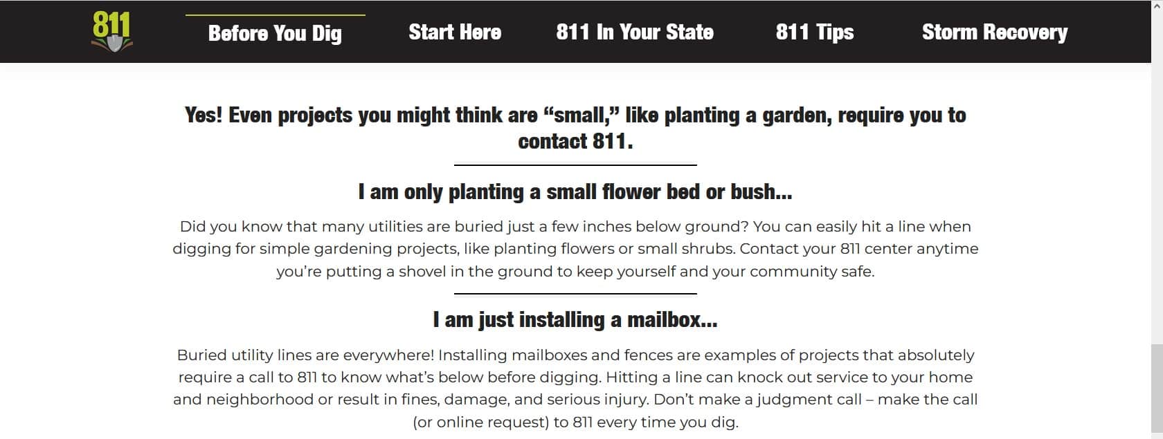 How Deep Can I Dig Before Calling 811