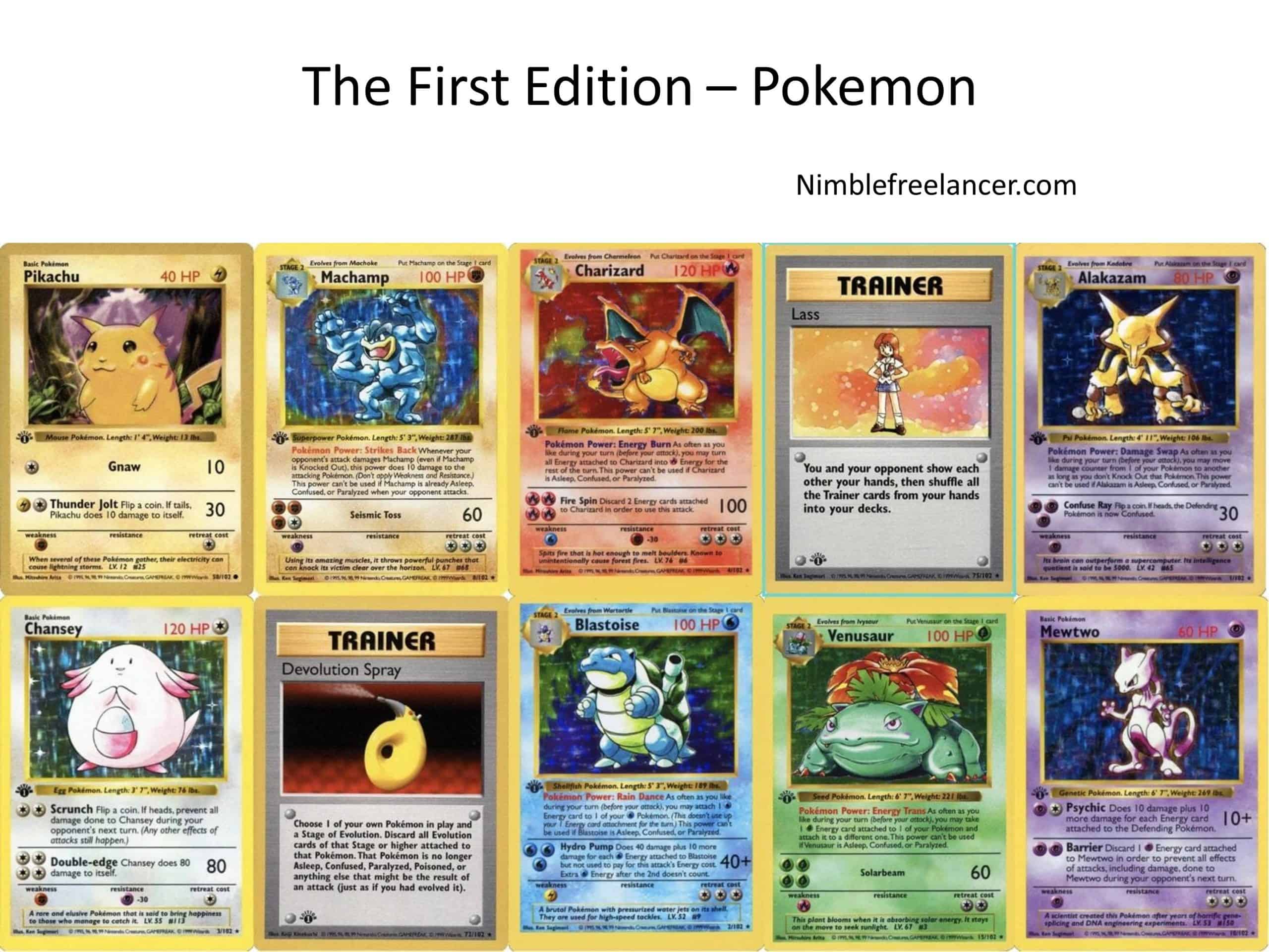 the pokemon first edition