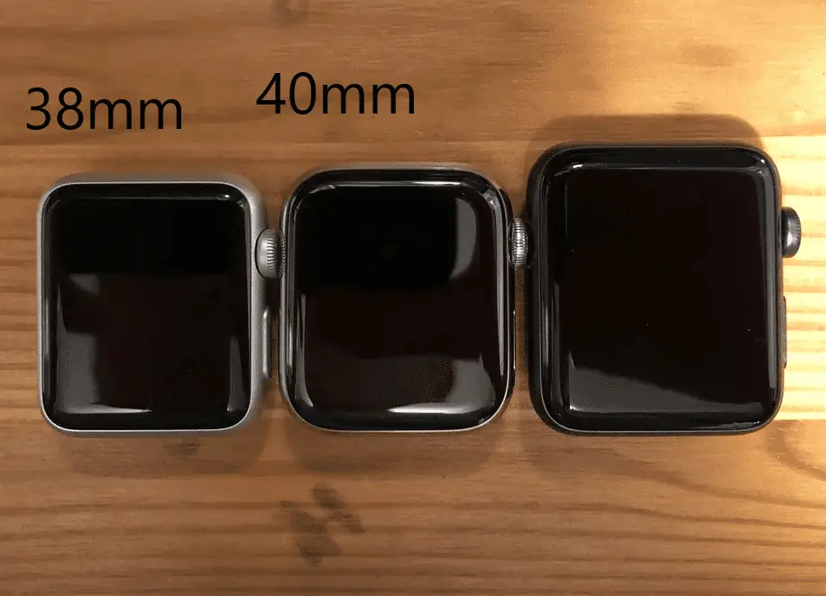 38mm vs 40mm apple watch